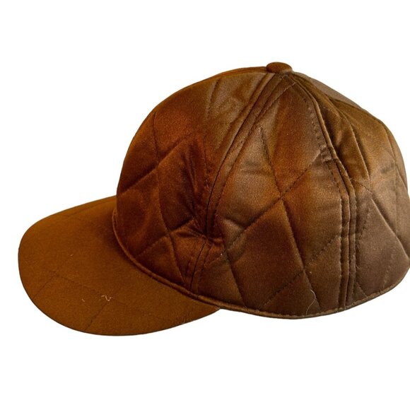 Quilted Brown Top Gear Cap Size S - Picture 5 of 9
